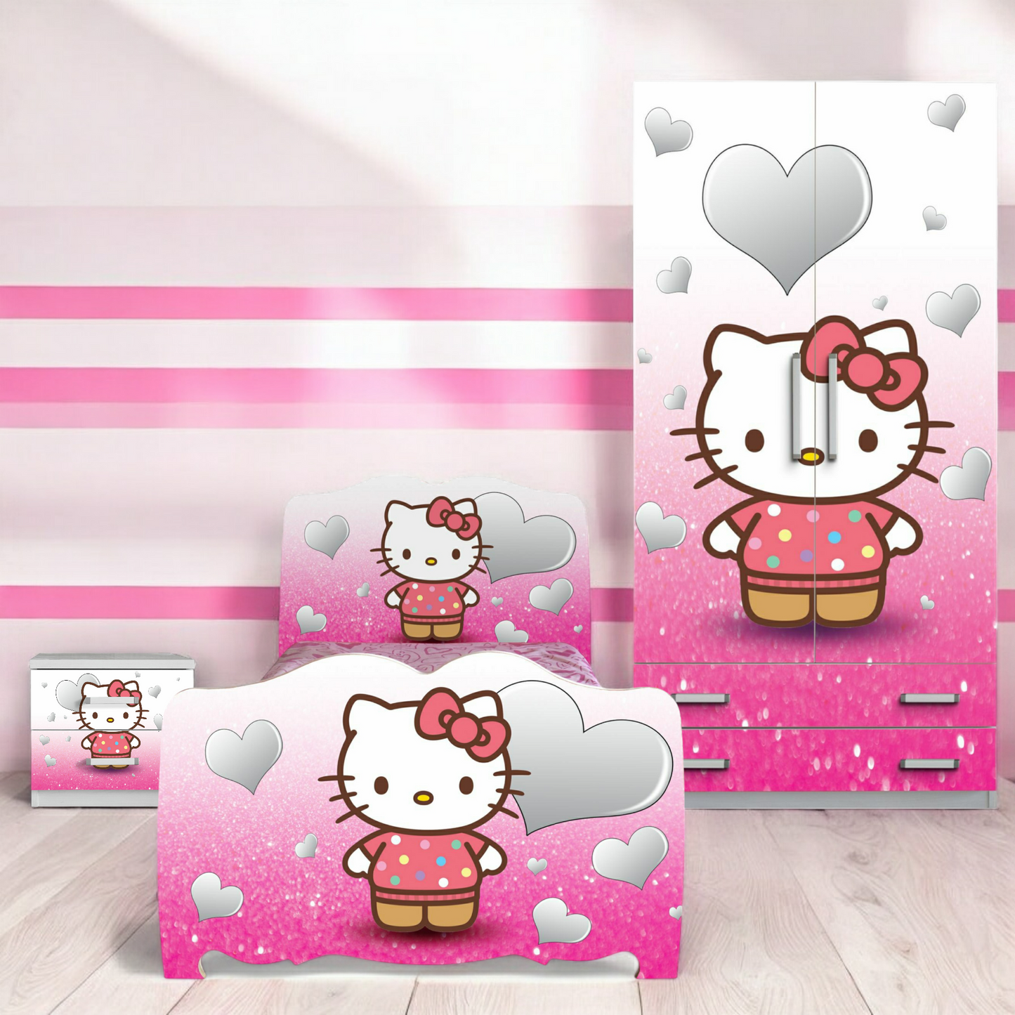 Letto hello kitty fucsia